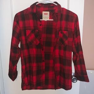 Levi’s red and black flannel